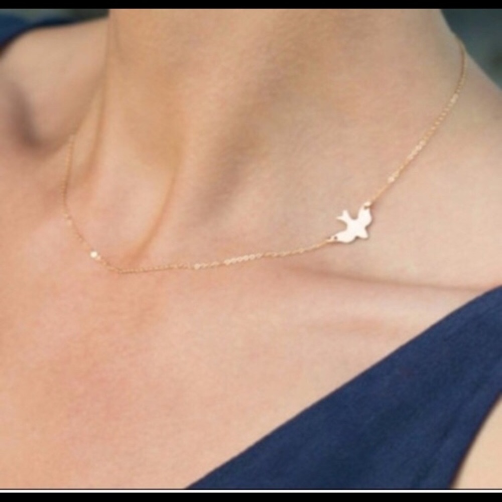 Gold Dove Necklace